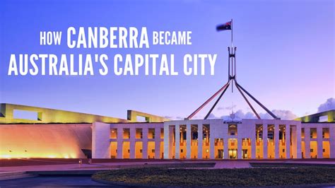 why is canberra the capital city
